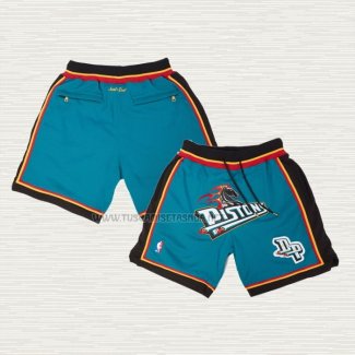 Pantalone Detroit Pistons Just Don 2019 Verde