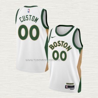 Camiseta Boston Celtics Personalizada Ciudad 2023-24 Blanco