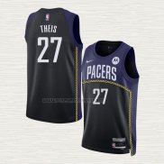 Camiseta Daniel Theis NO 27 Indiana Pacers Ciudad 2022-23 Azul