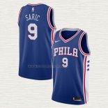 Camiseta Dario Saric NO 9 Philadelphia 76ers Icon Azul