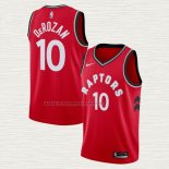 Camiseta DeMar DeRozan NO 10 Toronto Raptors Icon Rojo