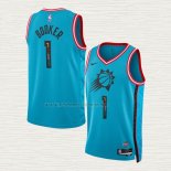 Camiseta Devin Booker NO 1 Phoenix Suns Ciudad 2022-23 Azul