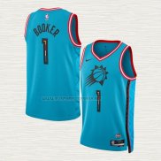 Camiseta Devin Booker NO 1 Phoenix Suns Ciudad 2022-23 Azul