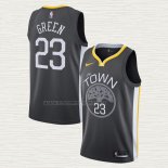 Camiseta Draymond Green NO 23 Golden State Warriors Statement Negro