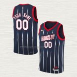 Camiseta Houston Rockets Personalizada Ciudad 2021-22 Azul