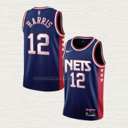 Camiseta Joe Harris NO 12 Brooklyn Nets Ciudad 2021-22 Azul