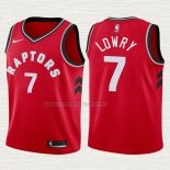 Camiseta Kyle Lowry NO 7 Nino Toronto Raptors Icon 2017-18 Rojo