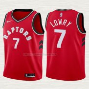 Camiseta Kyle Lowry NO 7 Nino Toronto Raptors Icon 2017-18 Rojo