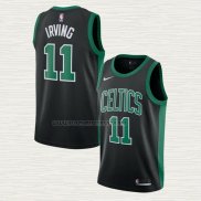 Camiseta Kyrie Irving NO 11 Boston Celtics Statement 2017-18 Negro