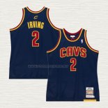 Camiseta Kyrie Irving NO 2 Cleveland Cavaliers Mitchell & Ness 2011-12 Azul