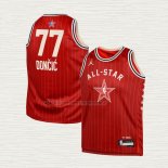 Camiseta Luka Doncic NO 77 Nino Dallas Mavericks All Star 2024 Rojo