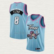 Camiseta Malachi Flynn NO 8 Toronto Raptors Ciudad 2020-21 Rosa Azul