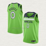 Camiseta NO 0 Minnesota Timberwolves Statement 2020-21 Verde D'angelo Russell