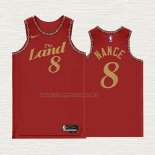 Camiseta Pete Nance NO 8 Cleveland Cavaliers Ciudad 2023-24 Rojo