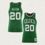 Camiseta Ray Allen NO 20 Boston Celtics Mitchell & Ness 1996-97 Verde