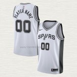 Camiseta San Antonio Spurs Personalizada Association 2020-21 Blanco