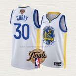 Camiseta Stephen Curry NO 30 Golden State Warriors Association 2022 NBA Finals Blanco