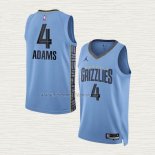 Camiseta Steven Adams NO 4 Memphis Grizzlies Statement 2022-23 Azul