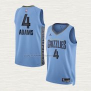 Camiseta Steven Adams NO 4 Memphis Grizzlies Statement 2022-23 Azul