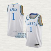 Camiseta Trevor Ariza NO 1 Los Angeles Lakers Classic 2022-23 Blanco