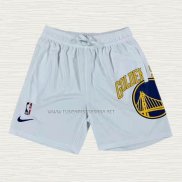 Pantalone Golden State Warriors Just Don Big Logo Blanco