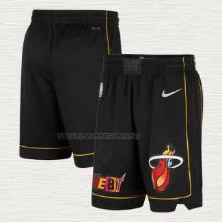 Pantalone Miami Heat Ciudad 2021-22 Negro