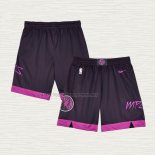 Pantalone Minnesota Timberwolves Ciudad 2019 Violeta