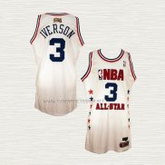 Camiseta Allen Iverson NO 3 All Star 2003 Blanco