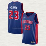 Camiseta Blake Griffin NO 23 Detroit Pistons Icon 2020-21 Azul