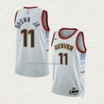 Camiseta Bruce Brown JR. NO 11 Denver Nuggets Ciudad 2022-23 Blanco