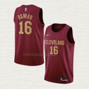 Camiseta Cedi Osman NO 16 Cleveland Cavaliers Icon 2022-23 Rojo