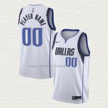 Camiseta Dallas Mavericks Personalizada Association Blanco