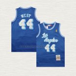 Camiseta David West NO 44 Los Angeles Lakers Mitchell & Ness 1960-61 Azul