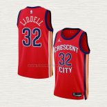 Camiseta Ej Liddell NO 32 New Orleans Pelicans Statement 2023-24 Rojo