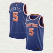 Camiseta Immanuel Quickley NO 5 New York Knicks Icon 2020-21 Azul