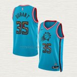 Camiseta Kevin Durant NO 35 Phoenix Suns Ciudad 2022-23 Azul