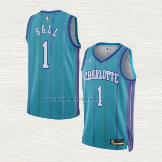 Camiseta LaMelo Ball NO 1 Charlotte Hornets Classic 2023-24 Verde