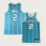 Camiseta LaMelo Ball NO 2 Charlotte Hornets Icon Autentico 2020-21 Verde