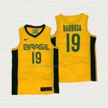 Camiseta Leandro Barbosa NO 19 Brasil 2019 FIBA Basketball World Cup Amarillo