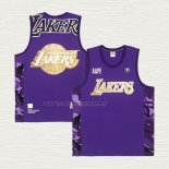 Camiseta Los Angeles Lakers x AAPE Violeta