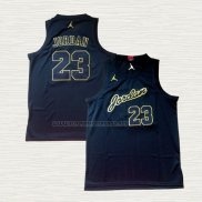 Camiseta Michael Jordan NO 23 Oro Negro