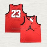 Camiseta Michael Jordan NO 23 Rojo Blanco