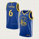 Camiseta Nick Young NO 6 Golden State Warriors Icon Azul