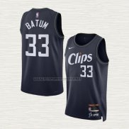 Camiseta Nicolas Batum NO 33 Los Angeles Clippers Ciudad 2023-24 Azul