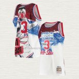 Camiseta Patrick Ewing NO 3 All Star 1991 Blanco