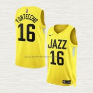 Camiseta Simone Fontecchio NO 16 Utah Jazz Icon 2022-23 Amarillo