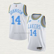 Camiseta Stanley Johnson NO 14 Los Angeles Lakers Classic 2022-23 Blanco