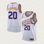 Camiseta Toumani Camara NO 20 Phoenix Suns Association 2023-24 Blanco