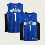Camiseta Tracy McGrady NO 1 Orlando Magic Association Azul