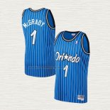 Camiseta Tracy McGrady NO 1 Orlando Magic Mitchell & Ness 2003-04 Azul